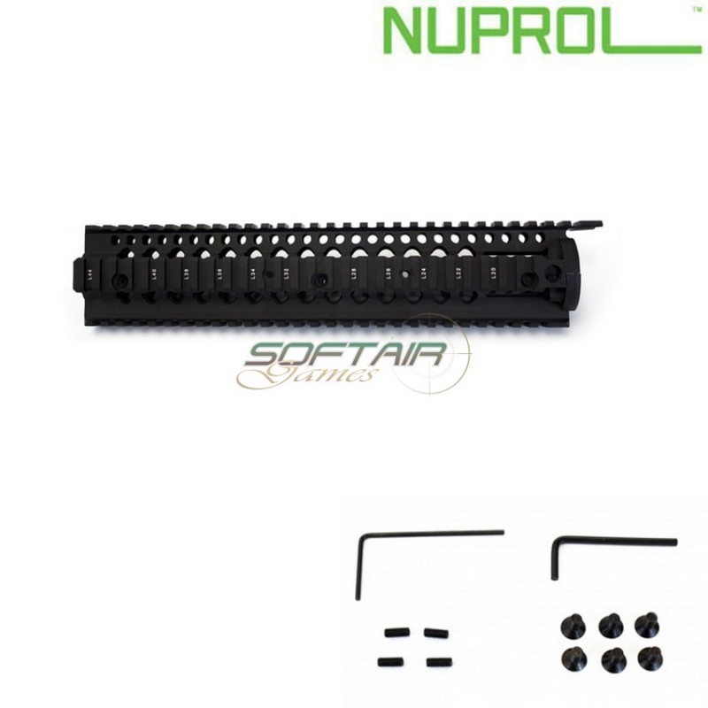 Bocca Rail 12 Pollici Type Dd Omega Black Nuprol (nu-nrs-03-12-blk)