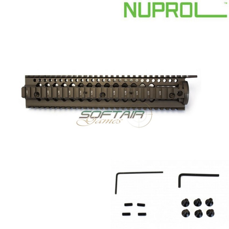 Bocca Rail 12 Inches Type Dd Omega Bronze Nuprol (nu-nrs-03-12-bro)