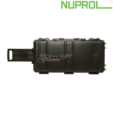 Tactical Medium Carrying Case Pvc Injection Black Wave Version Nuprol (nu-nhc-07-blk)