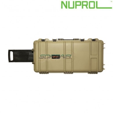 Tactical Medium Carrying Case Pvc Injection Tan Wave Version Nuprol (nu-nhc-07-tan)