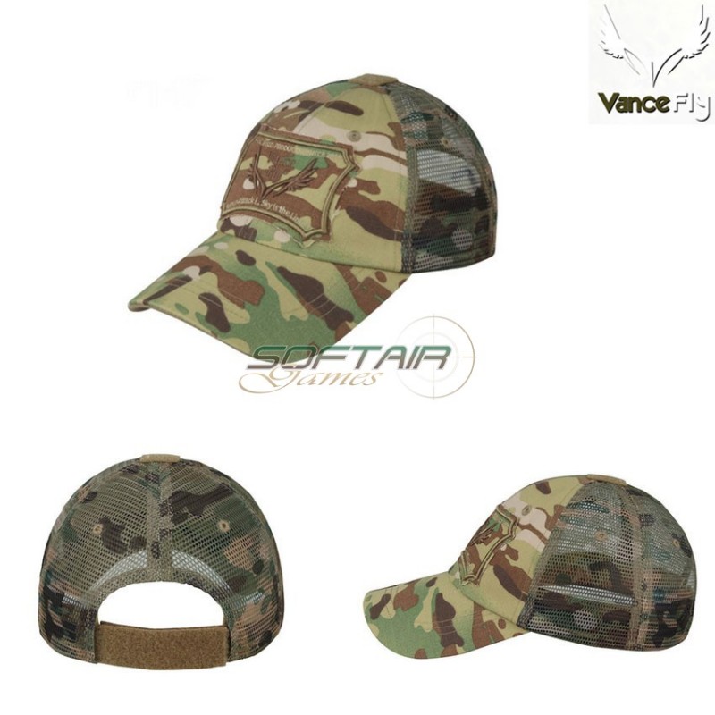 Cappello Baseball Air Mesh Multicam Vancefly (vf1s-u-th001-mc)
