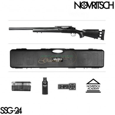Spring Rifle Ssg24 Black New Gen Novritsch (no-ssg24-bk-2019)