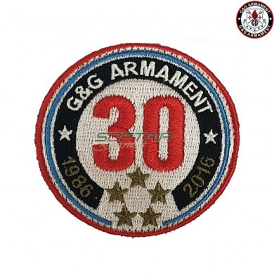 Patch Embroidered Logo Round 30 Color G&g (gg-patch-4)