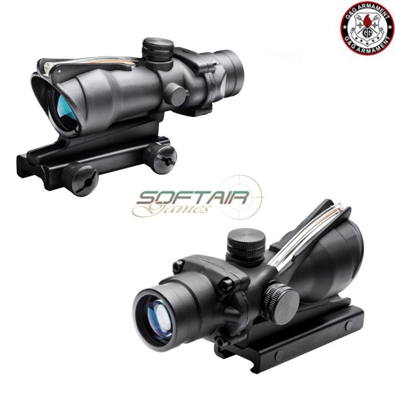 Scope Acog 4x Black W/red Fiber G&g (gg-12028)