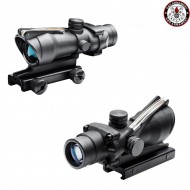 Ottica Acog 4x Black C/fibra Rossa G&g (gg-12028)