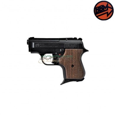Blank Pistol 315 Baby Black & Wood Caliber 8 Bruni (br-1900w)