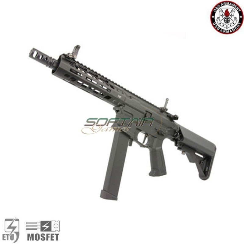 Electric Rifle Limited Edition Pcc9 Compact Airsoft Aeg Black G&g (gg-egc-pcc-9mm-bnb)