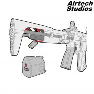 Tanker Battery Extension Unit For Kwa Ronin 6 Pdw/ Tk45 Pdw Black Airtech Studios (as-beu-kwa6-blk)