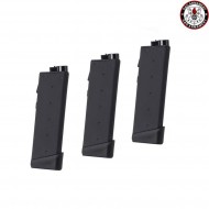 Set 3 Caricatori Monofilari Short 30bb Black Per Arp9 G&g (gg-08169-bk-3)