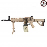 Mitragliatrice Elettrica Lmg Cm16 Tan G&g (gg-egc-16p-lmg-dnb) Mitragliatrice Elettrica Lmg Cm16 Tan G&g (gg-egc-16p-lmg-dnb)