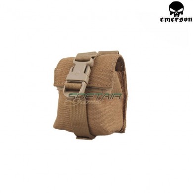 Lbt Style Single Frag Grenade Pouch Coyote Brown Emerson (em6369cb)