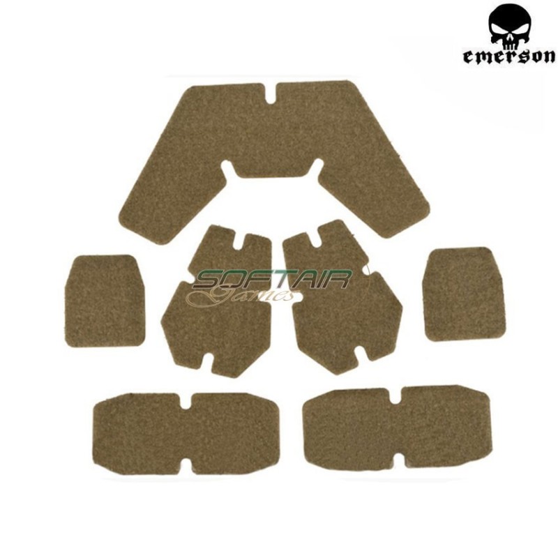 Helmet Velcro Cp Style Set Dark Earth Emerson (em9230de) Helmet Velcro Cp Style Set Dark Earth Emerson (em9230de)