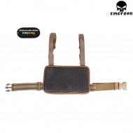 Modular Rifle Drop Leg Molle Panel Coyote Brown Emerson (em6277cb)
