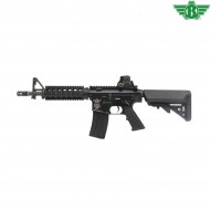 Electric Rifle Update Brss M4 Cqbr Crane Stock Black Bolt (bolt-sopmod-short-bk)