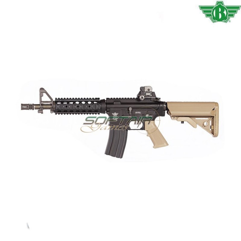Fucile Elettrico Update Brss M4 Cqbr Crane Stock Two Tone Bolt (bolt-sopmod-s-de)