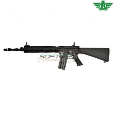 Electric Rifle 4.0 Brss Heavy Mk12 Black Fixed Stock Bolt (bolt-mk12fix-bk)