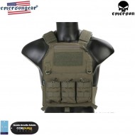 Low Profile 419 Vest Carrier Blue Label Ranger Green® Genuine Usa Emerson (emb7376rg)