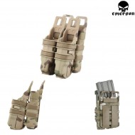 Rigid Fast M4 & Pistol Mag Pouch Multicam Emerson (em6349mc) Rigid Fast M4 & Pistol Mag Pouch Multicam Emerson (em6349mc)