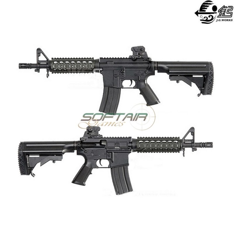 Electric Rifle M4 Cqb Ris Full Metal Golden Bow (jg-6624m)