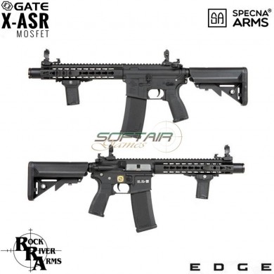 Electric Rifle Sa-e07 Edge™ Rra M4 Noveske Cqb Keymod Carbine Replica Black Specna Arms® (spe-01-023926)