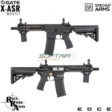 Electric Rifle Sa-e08 Edge™ Rra M4 Cqb Keymod Carbine Replica Black Specna Arms® (spe-01-023928)