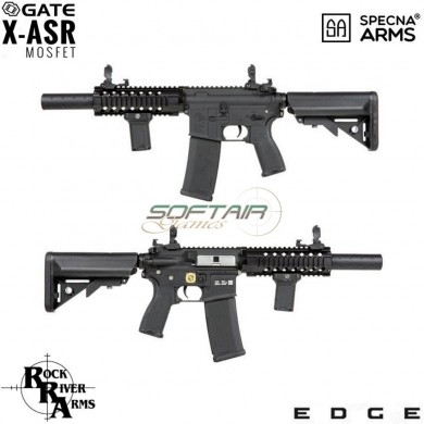Electric Rifle Sa-e11 Edge™ Rra M4 Silenced Carbine Replica Black Specna Arms® (spe-01-023934)