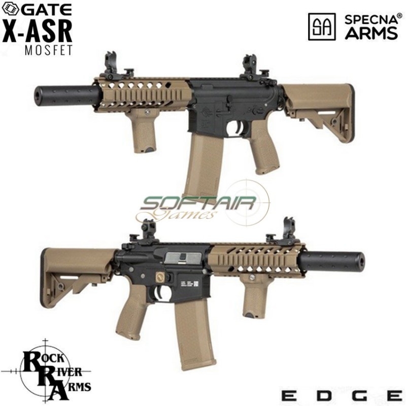 Fucile Elettrico Sa-e11 Edge™ Rra M4 Silenced Carbine Replica Two Tone Specna Arms® (spe-01-023935)