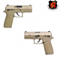 Pistola A Gas Sig Sauer P320 Carry Dark Earth Aeg (aeg-we00424)