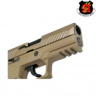 Gas Pistol Sig Sauer P320 Carry Dark Earth Aeg (aeg-we00424)