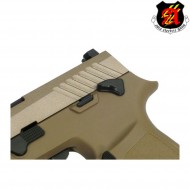 Gas Pistol Sig Sauer P320 Carry Dark Earth Aeg (aeg-we00424)