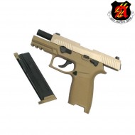 Gas Pistol Sig Sauer P320 Carry Dark Earth Aeg (aeg-we00424)