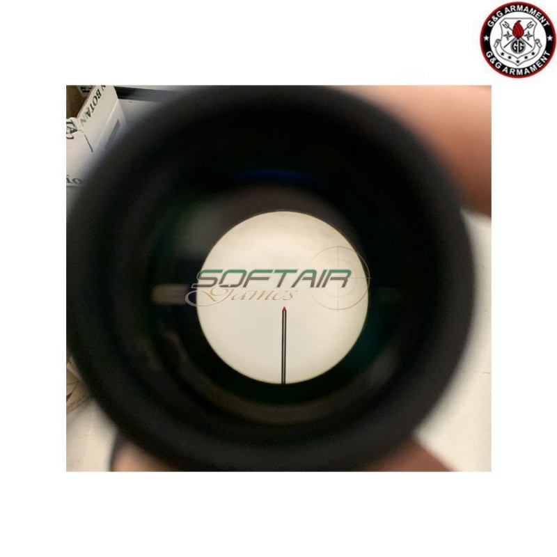 Ottica Acog 4x Black C/fibra Rossa G&g (gg-12028)