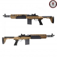 Electric Rifle M14 Ebr Short Version Bronze Full Metal G&g (gg-tgm-014-ebs-ynb) Electric Rifle M14 Ebr Short Version Bronze Full Metal G&g (gg-tgm-014-ebs-ynb)