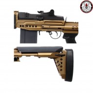 Electric Rifle M14 Ebr Short Version Bronze Full Metal G&g (gg-tgm-014-ebs-ynb) Electric Rifle M14 Ebr Short Version Bronze Full Metal G&g (gg-tgm-014-ebs-ynb)