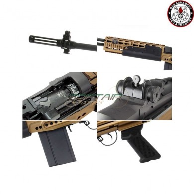 Fucile Elettrico M14 Ebr Long Version Bronze Full Metal G&g (gg-tgm-014-ebl-ynb)