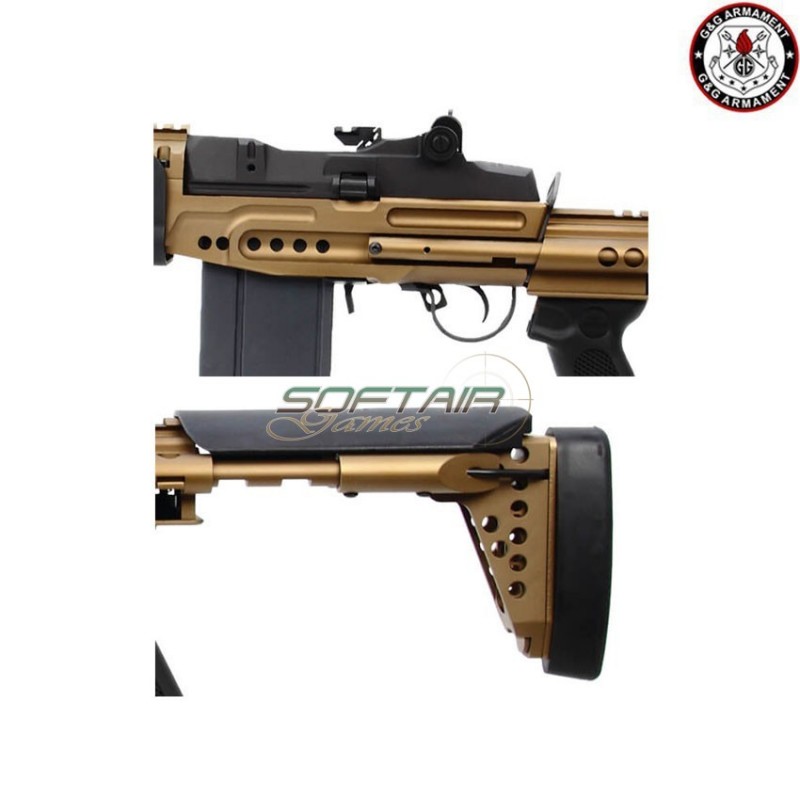 Electric Rifle M14 Ebr Long Version Bronze Full Metal G&g (gg-tgm-014-ebl-ynb)