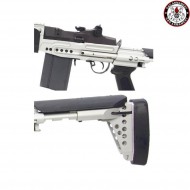 Electric Rifle M14 Ebr Short Version Silver Full Metal G&g (gg-tgm-014-ebs-snb)