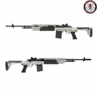Electric Rifle M14 Ebr Long Version Silver Full Metal G&g (gg-tgm-014-ebl-snb)