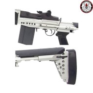 Fucile Elettrico M14 Ebr Long Version Silver Full Metal G&g (gg-tgm-014-ebl-snb)