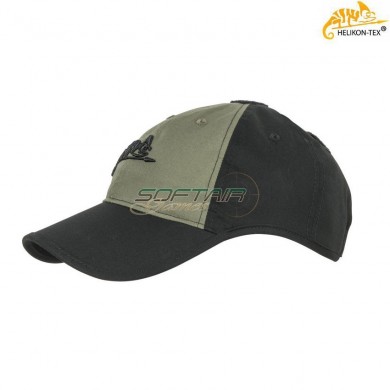 Cappello Baseball Ht Logo Olive Green/black Helikon-tex® (ht-cz-lgc-pr-0102b)