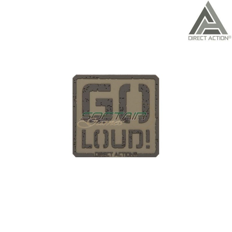Patch Pvc Go Loud Coyote Brown Direct Action® (da-pa-dagl-pvc-cbr)