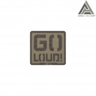 Patch Pvc Go Loud Coyote Brown Direct Action® (da-pa-dagl-pvc-cbr)