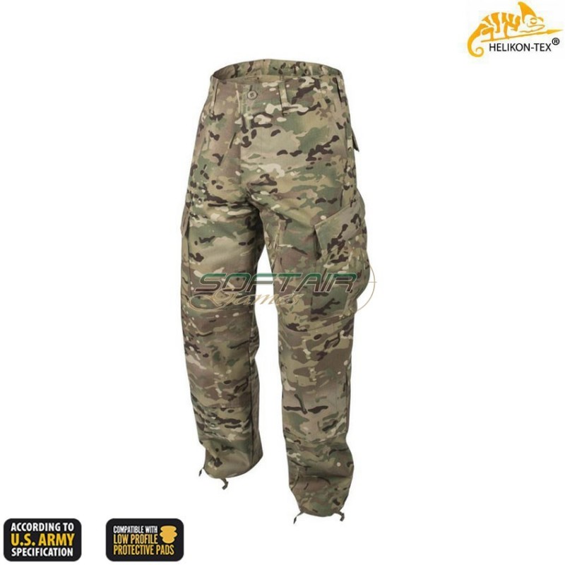 Pantaloni Multicam Polycotton Ripstop Acu Design Helikon-tex® (ht-sp-acu-pr-14)