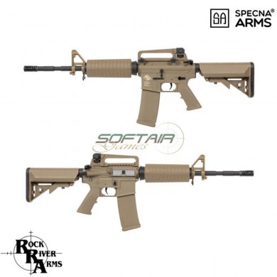 Fucile Elettrico Sa-c01 R.r.a. Logo Assault Replica M4a1 Dark Earth Core™ Specna Arms® (spe-01-024020)