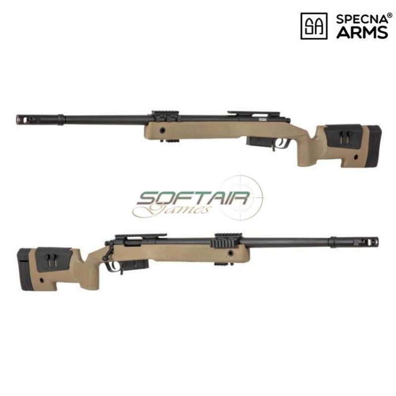 Spring Rifle Sa-s03 M40a5 Core™ Sniper Rifle Replica Dark Earth Specna Arms® (spe-03-026062)