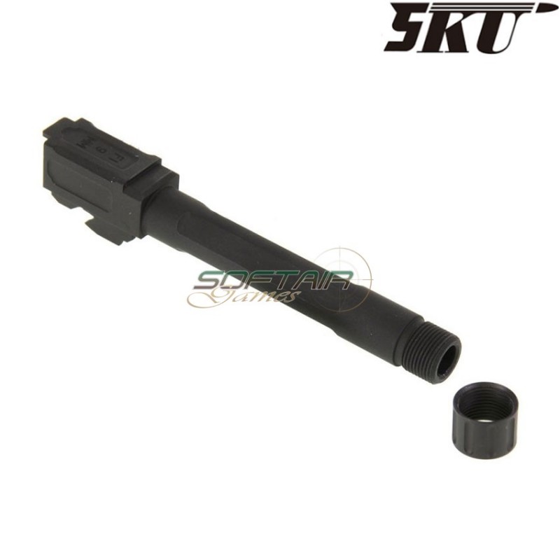 Canna Esterna Black Fi 9mm Style Con Filetto Per Pistola G17/g18 5ku (5ku-gb-450-bk)