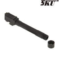 Canna Esterna Black Fi 9mm Style Con Filetto Per Pistola G17/g18 5ku (5ku-gb-450-bk)