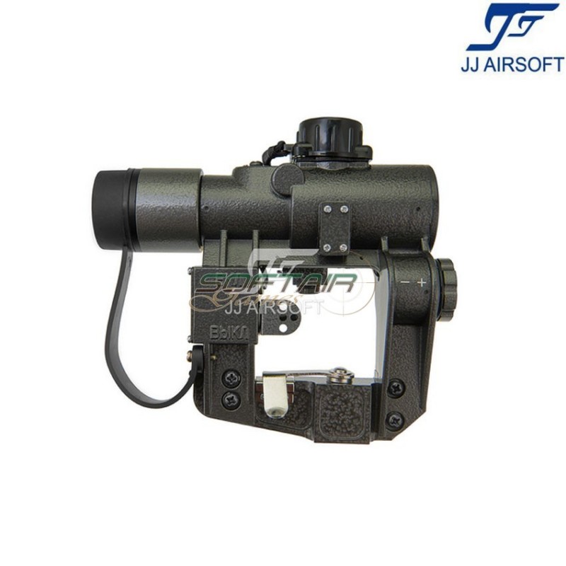 Dot Kobra 1x28 Pk-a Ak Serie Sks/svd Lato-rail Mount Jj Airsoft (ja-5093)