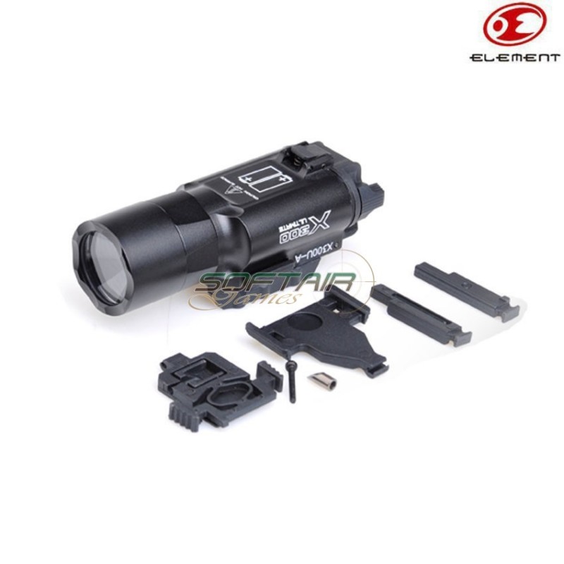 Torcia X300u Led Tactical Black Element (el-ex359-bk)