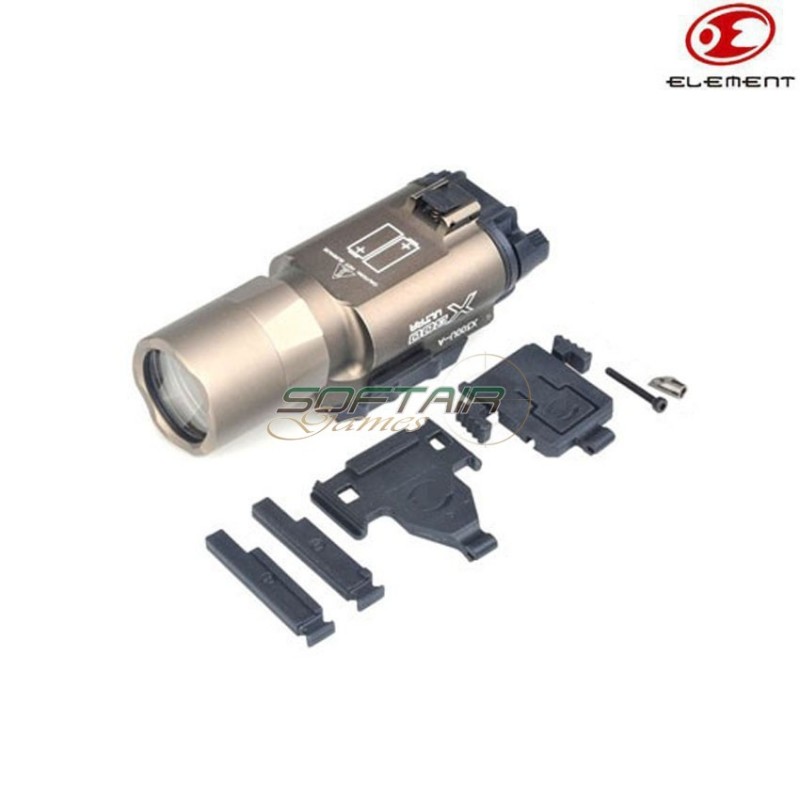 Flashlight X300u Led Tactical Dark Earth Element (el-ex359-de)